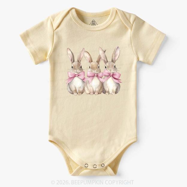 Triple Bunny Hug Easter Bodysuit