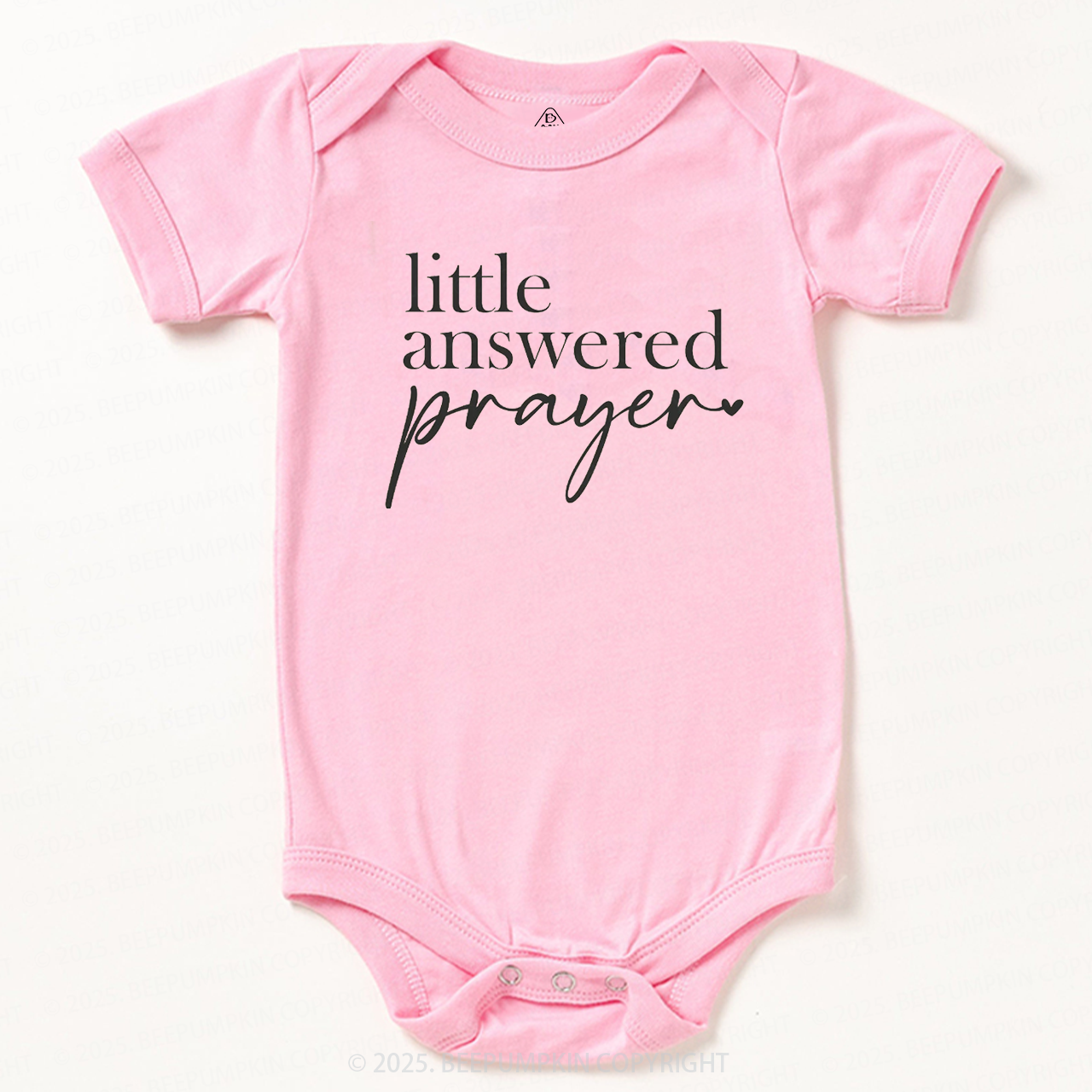 Little Answered Prayer Baby Bodysuit Beepumpkin