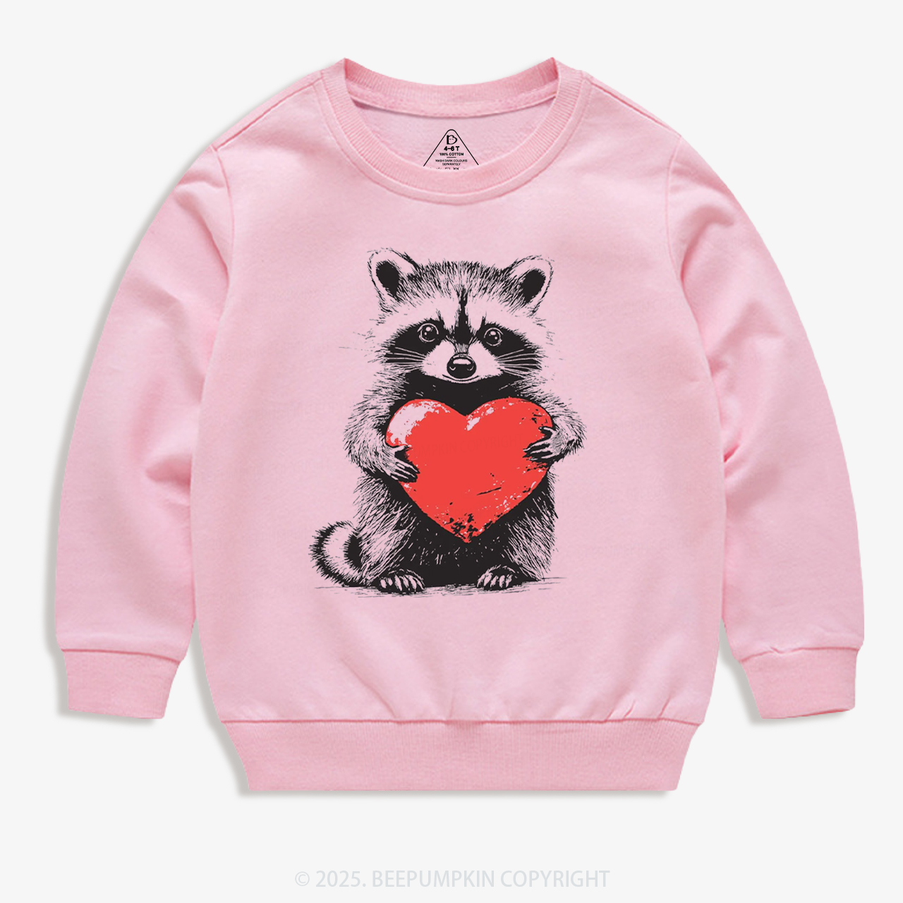 Sweet Thief Of Hearts Valentine's Day Kid's Sweatshirt