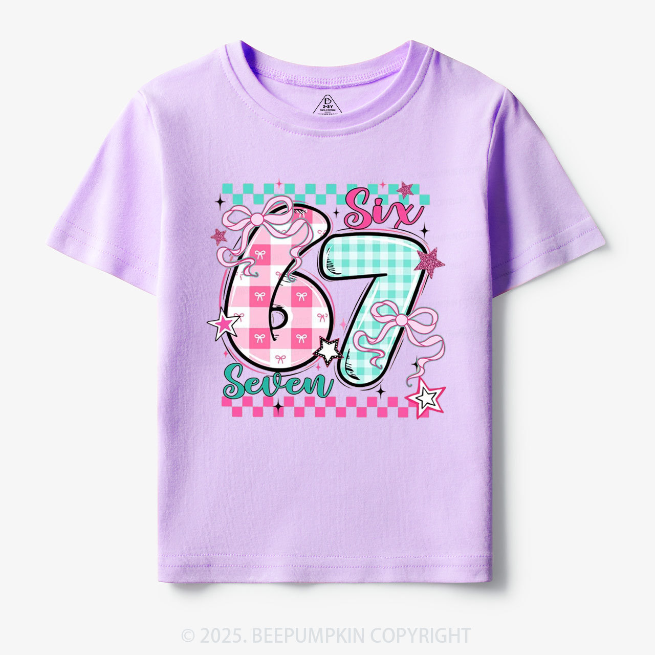 Checkered Valentine 67 Toddler&Kid's Tees Beepumpkin