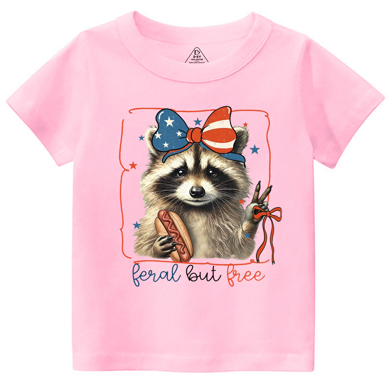 Feral But Free Raccoon Toddler&Kid's Tees Beepumpkin 