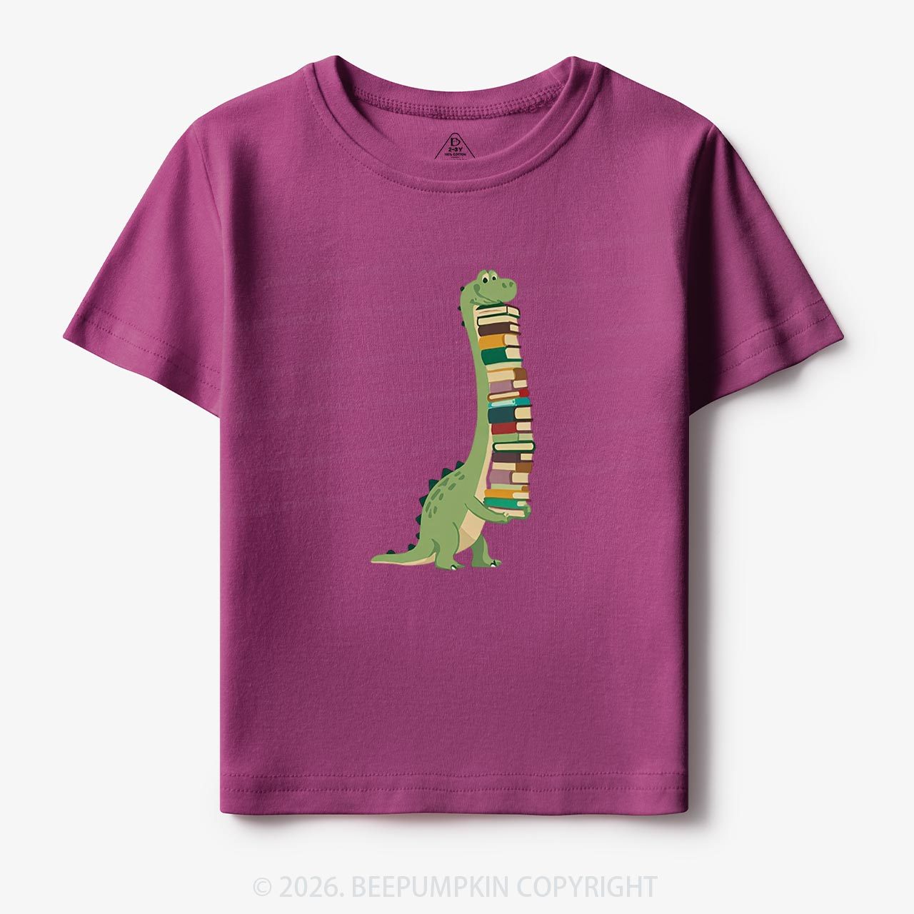 Cute Dinosaur Book Lover Toddler&Kid's Tees