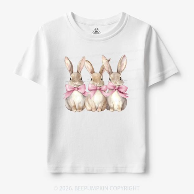 Triple Bunny Hug Easter Toddler&Kid's Tees