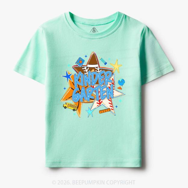Personalized Baseball Basketball Stars Back to School Toddler&Kid's Tees