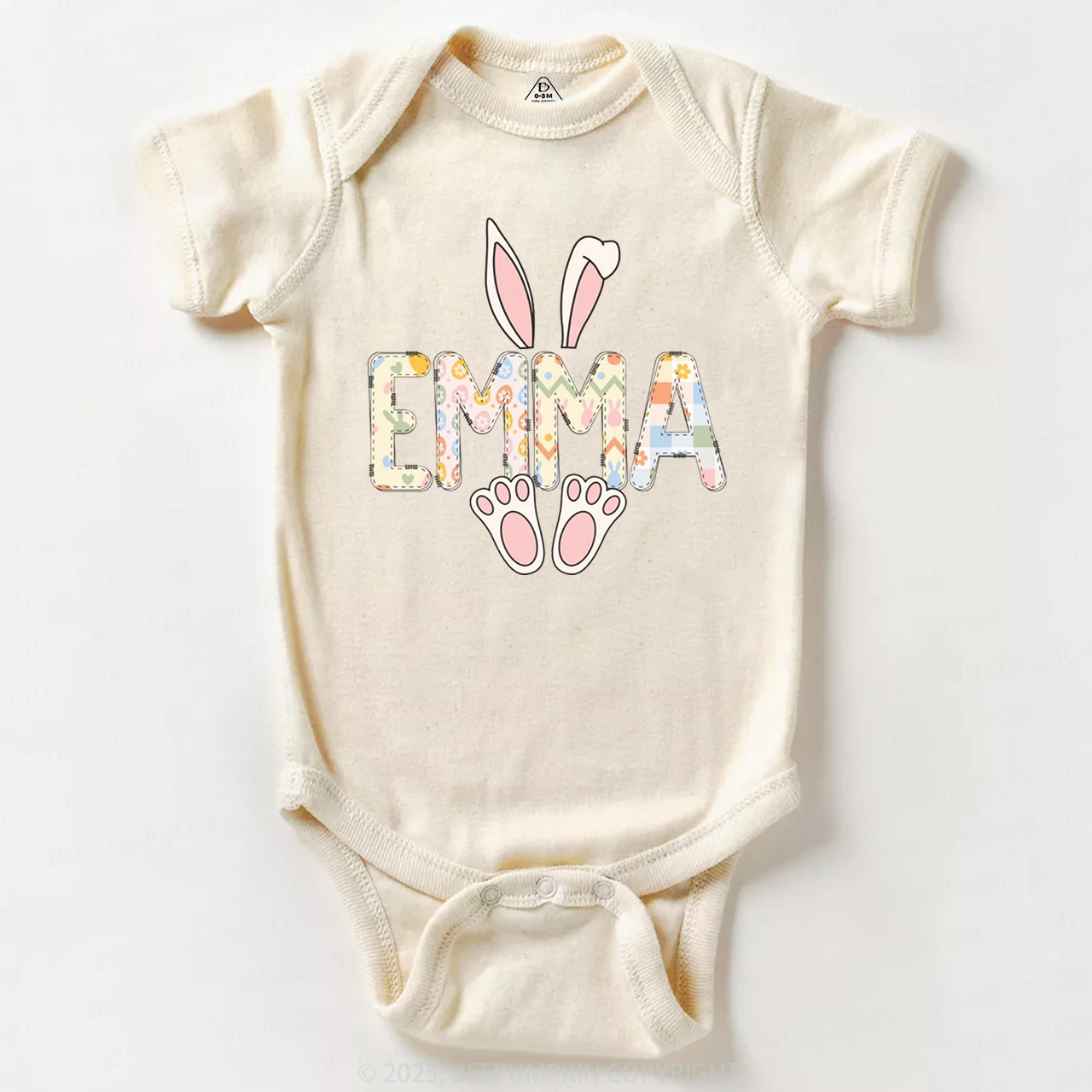Personalized Easter Bunny Bodysuit Beepumpkin 2