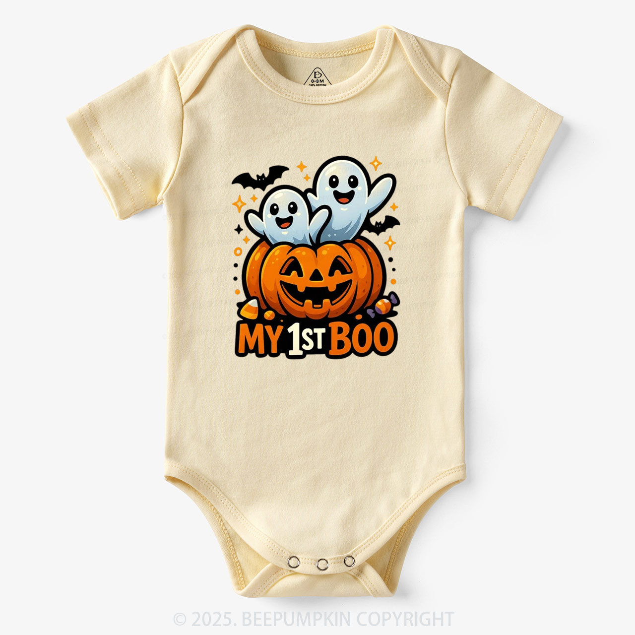My First Halloween Bodysuit Beepumpkin