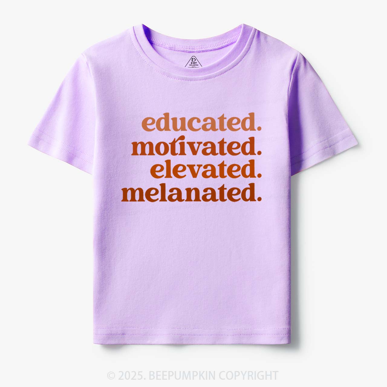 Educated Motivated Melanated Toddler&Kid's Tees Beepumpkin