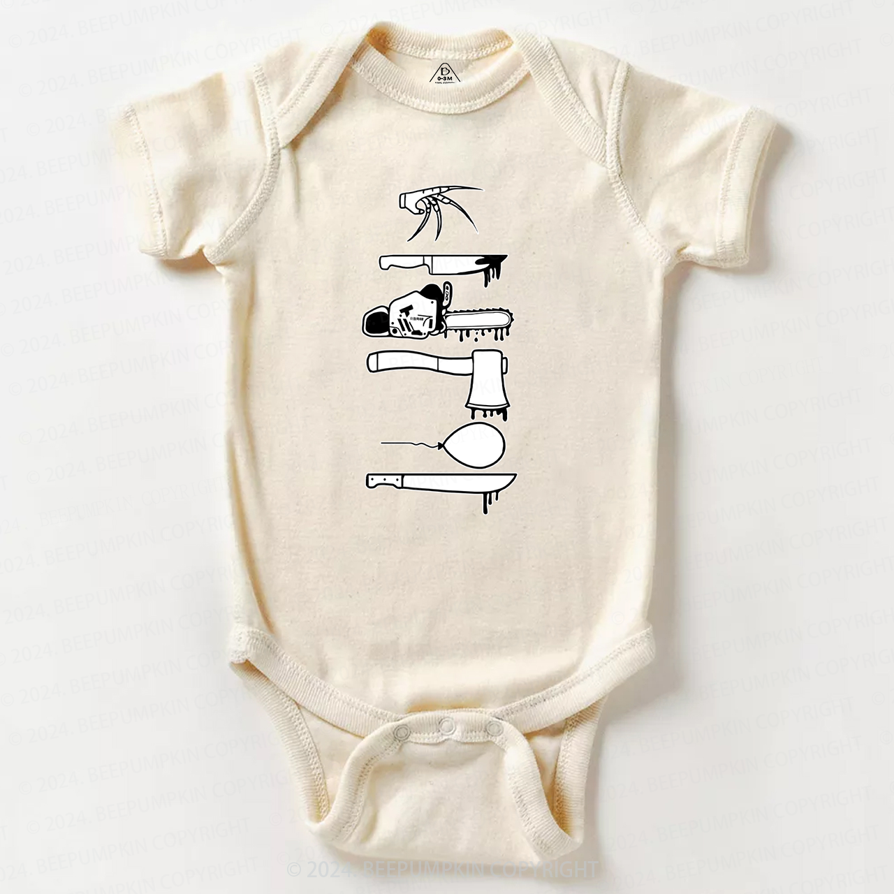 Horror Weapons Halloween Bodysuit For Baby Sale-Beepumpkin™