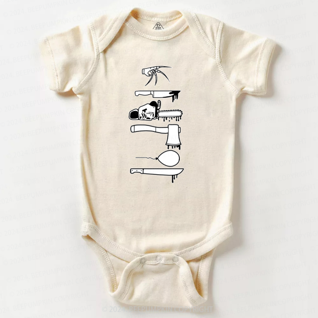 Horror Weapons Halloween Bodysuit For Baby