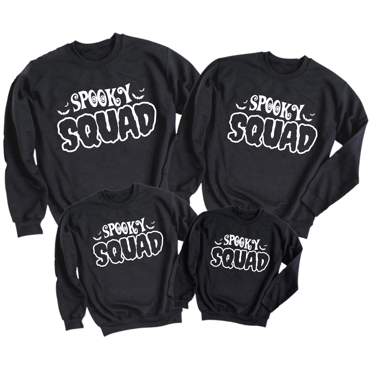 Cute Spooky Squad Halloween Family Sweatshirt