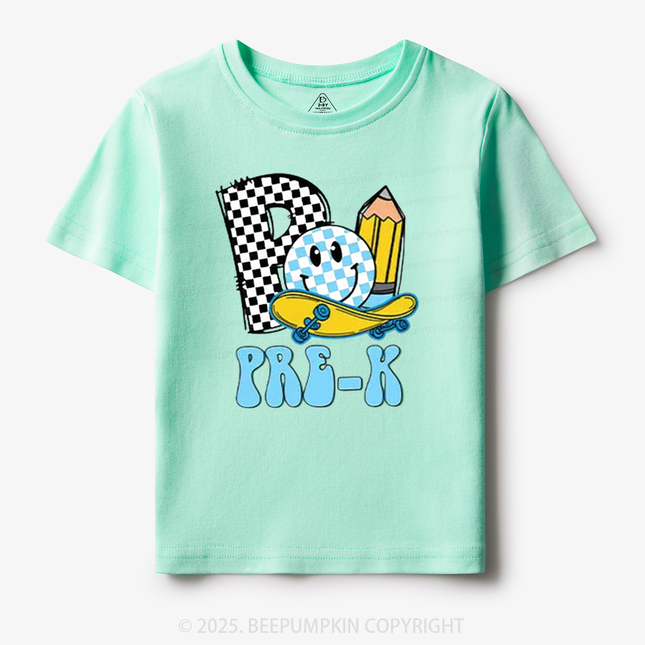 Personalized Pencil & Board Crew Toddler&Kid's Tees Beepumpkin