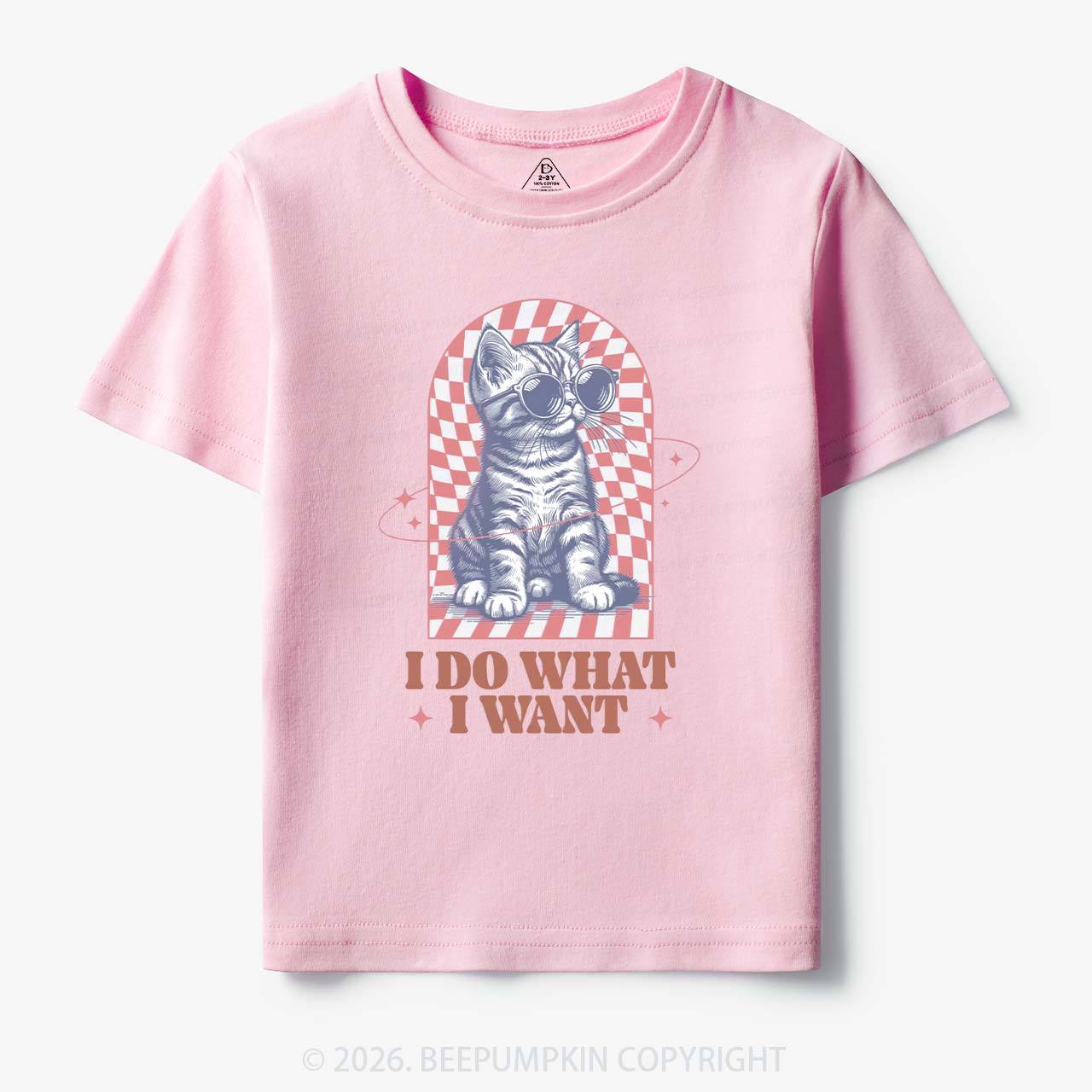 I Do What I Want Kitten Toddler&Kid's Tees