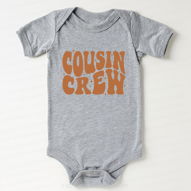  Boho Retro Cousin Crew Bodysuit For Baby 