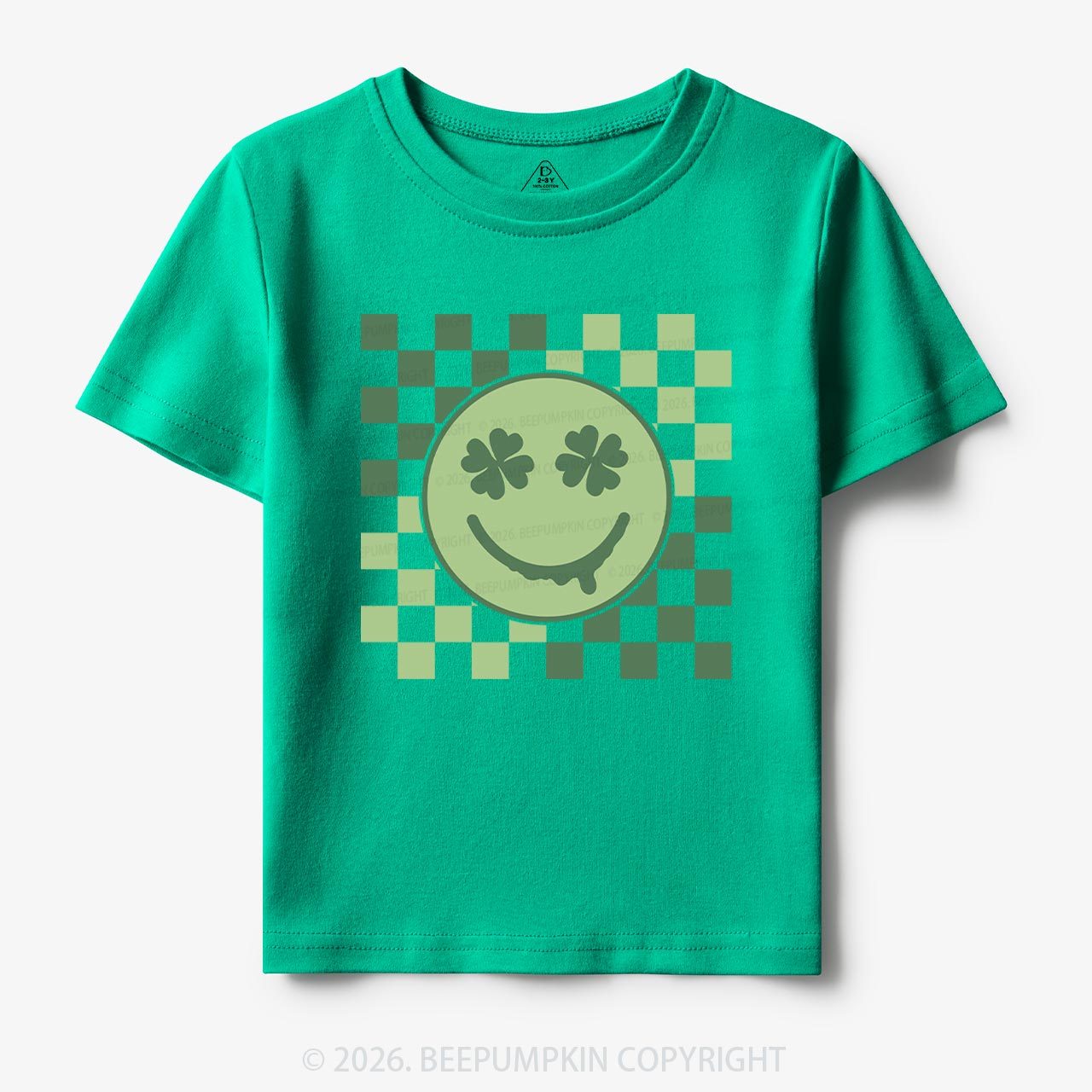 Retro Clover St.Patricks Day Toddler&Kid's Tees Beepumpkin