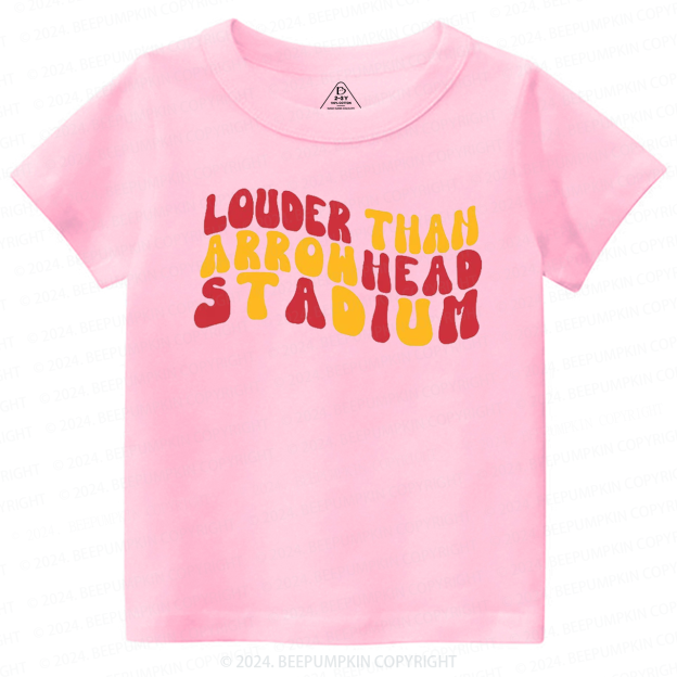 Louder Than Stadium KC Toddler&Kids Tees Beepumpkin 