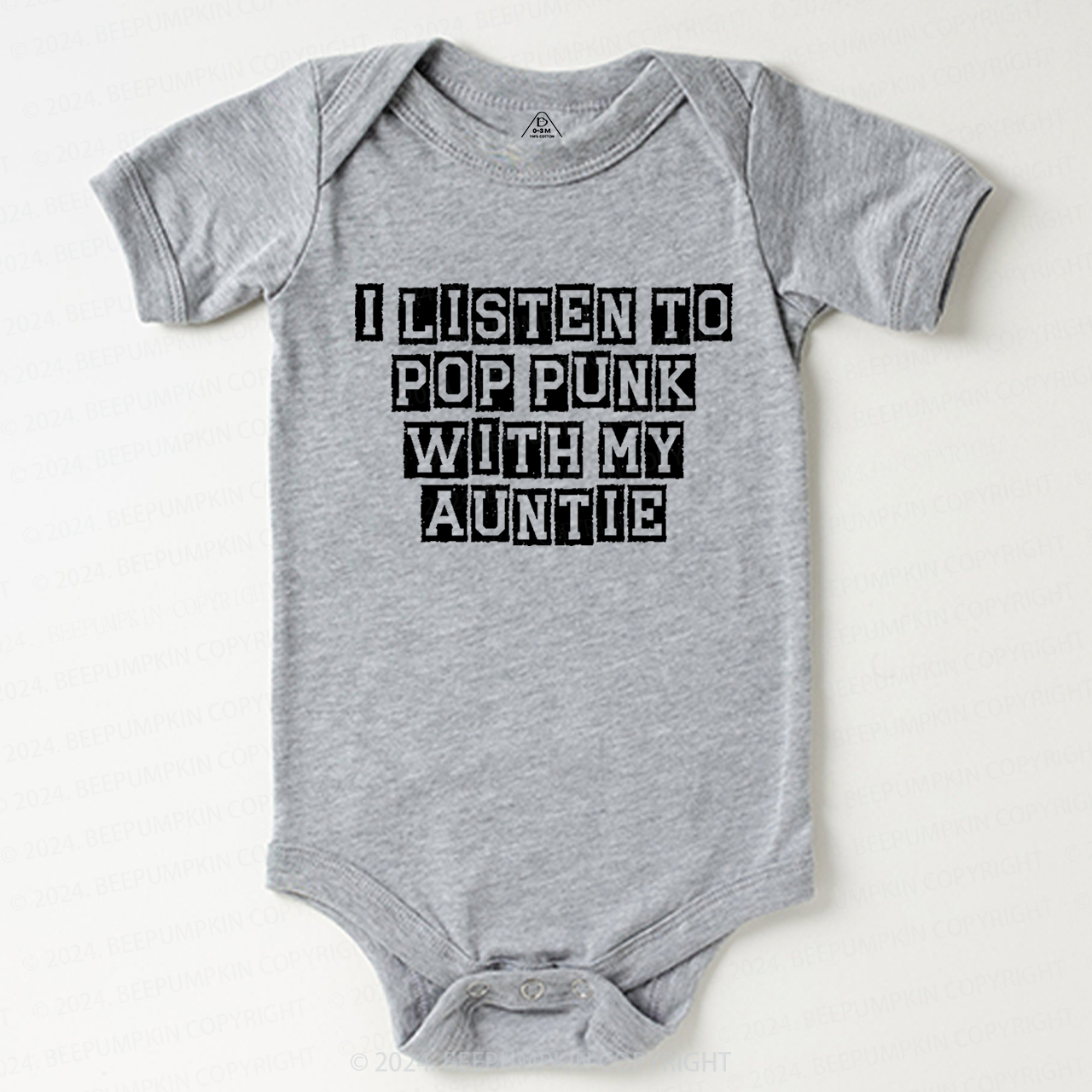  I Listen to Pop Punk With My Auntie Baby Bodysuit 8 