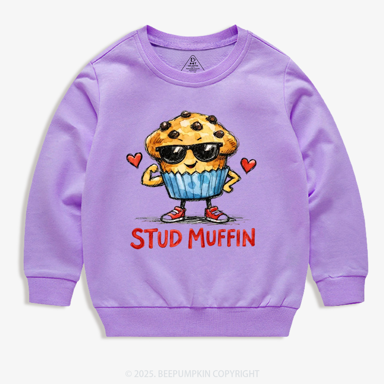 Stud Muffin Valentine's Day Kid's Sweatshirt
