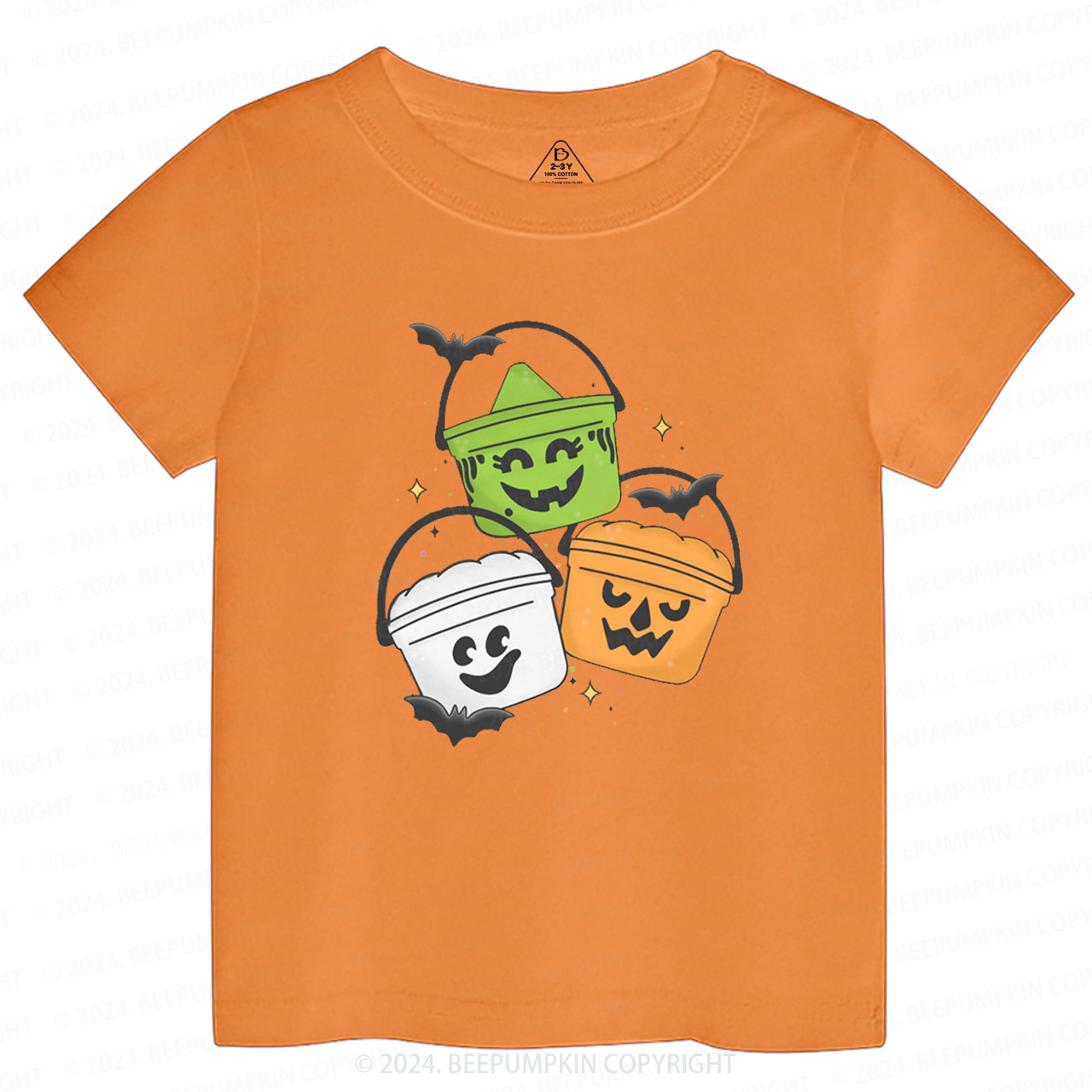 Vintage Halloween Happy Meal Bucket Toddler&Kids Tees 