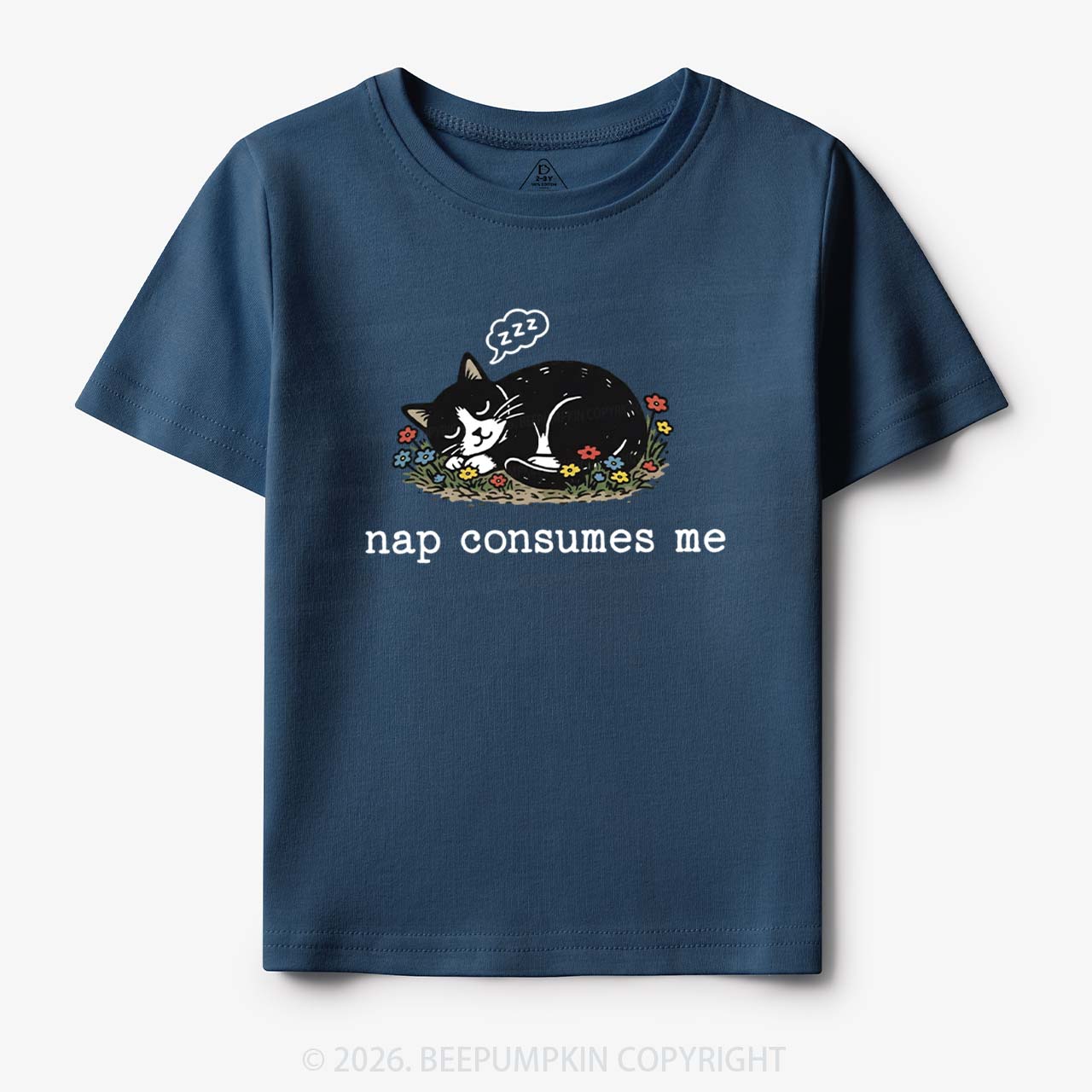 Funny Cat Meme Nap Consumes Me Toddler&Kid's Tees