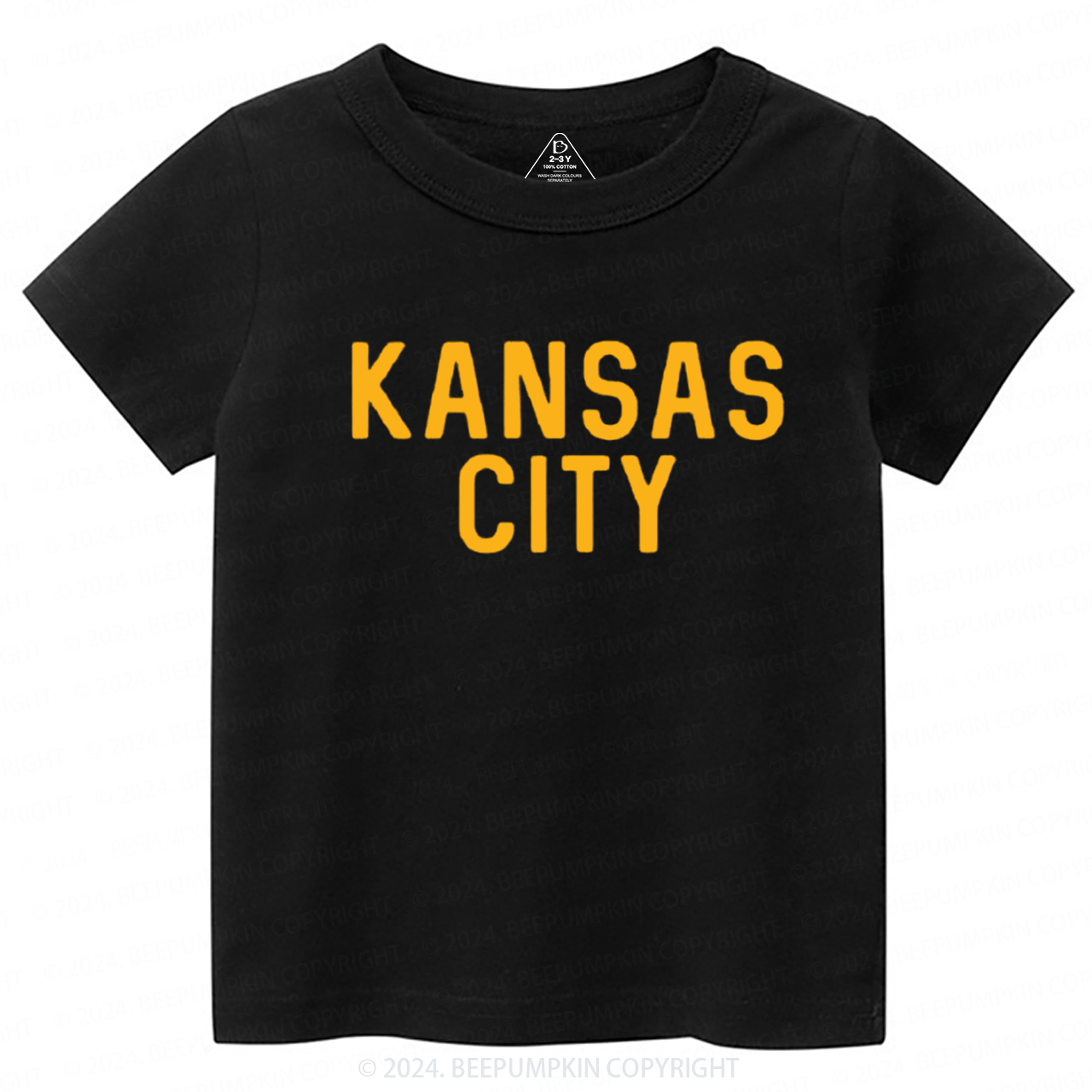 KC Football Toddler&Kids Tees Beepumpkin 