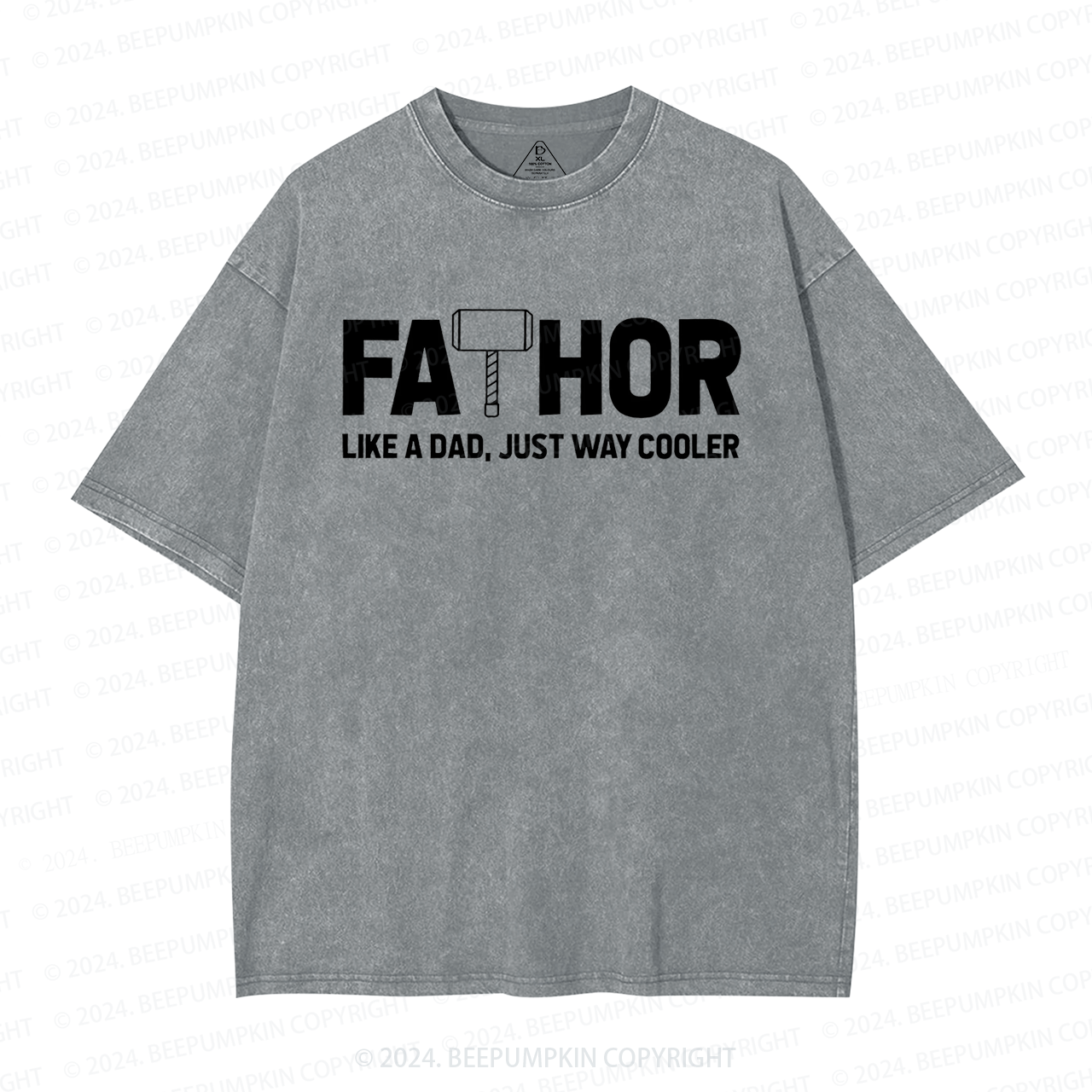 Fathor Like A Dad Washed T-Shirts 
