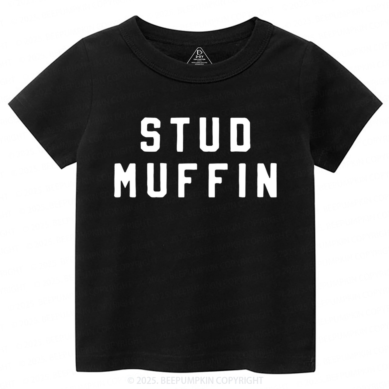 Stud Muffin Valentines Day Toddler&Kids Tees Beepumpkin