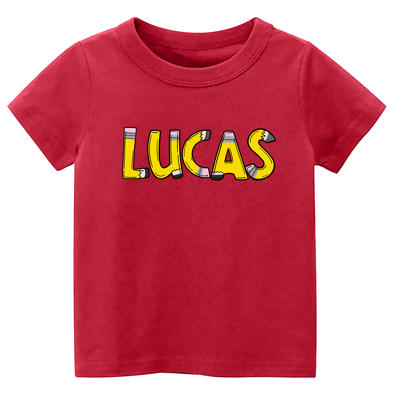 Personalized Pencil Back To School Toddler Shirts