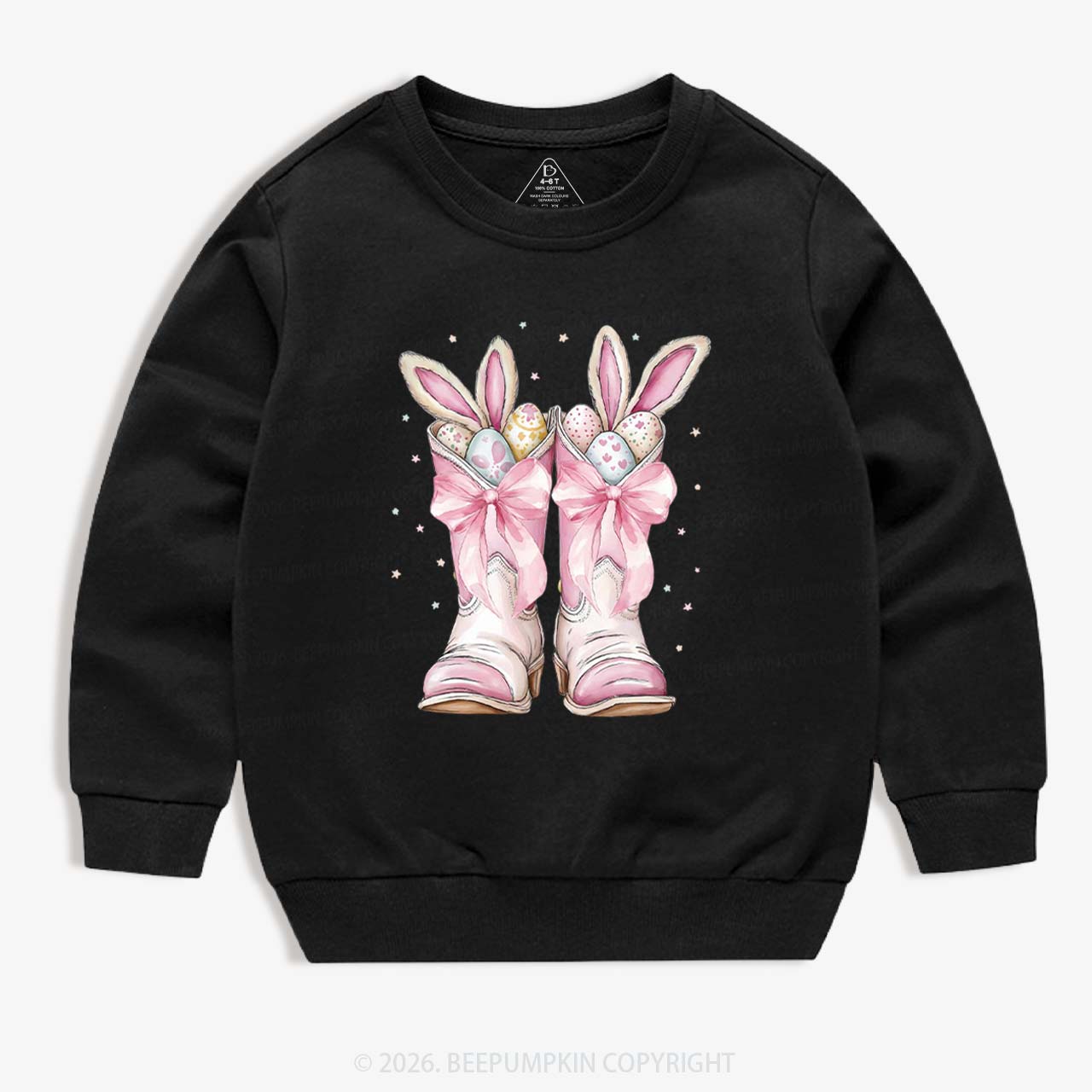Howdy Easter Bunny Kid's Sweatshirt