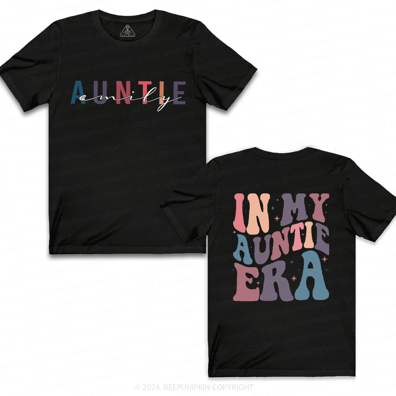 Personalized Name In My Auntie Era Aunt T-Shirts 