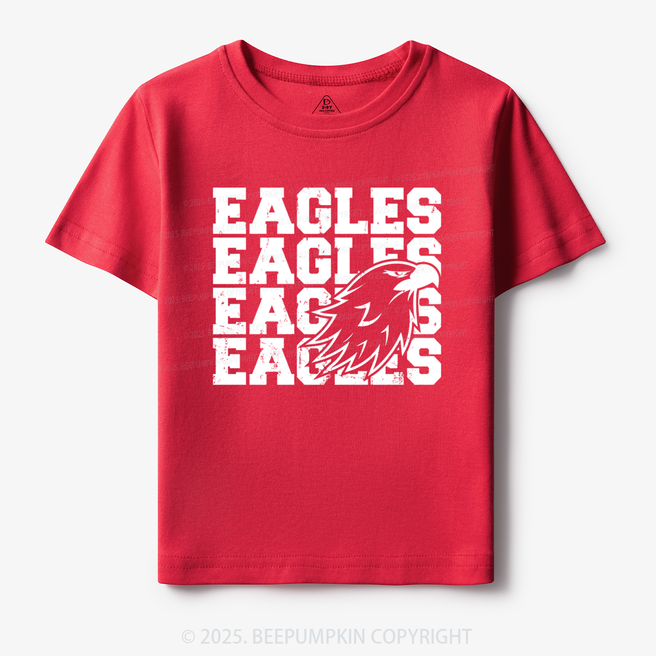 Personalized Eagles Mascot Toddler&Kid's Tees Beepumpkin