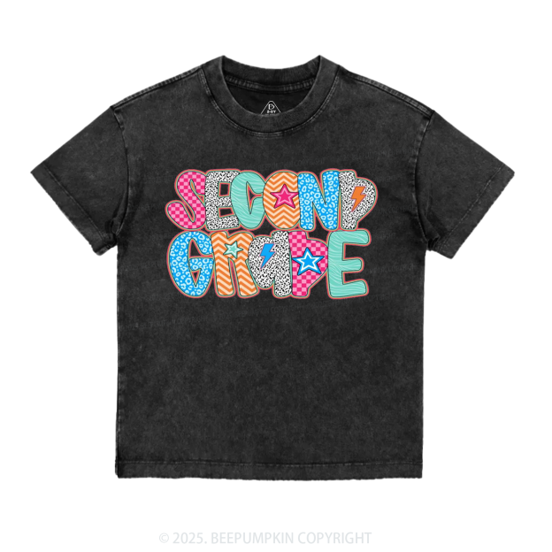Personalized Spot Back To School Toddler&Kids Washed Tees