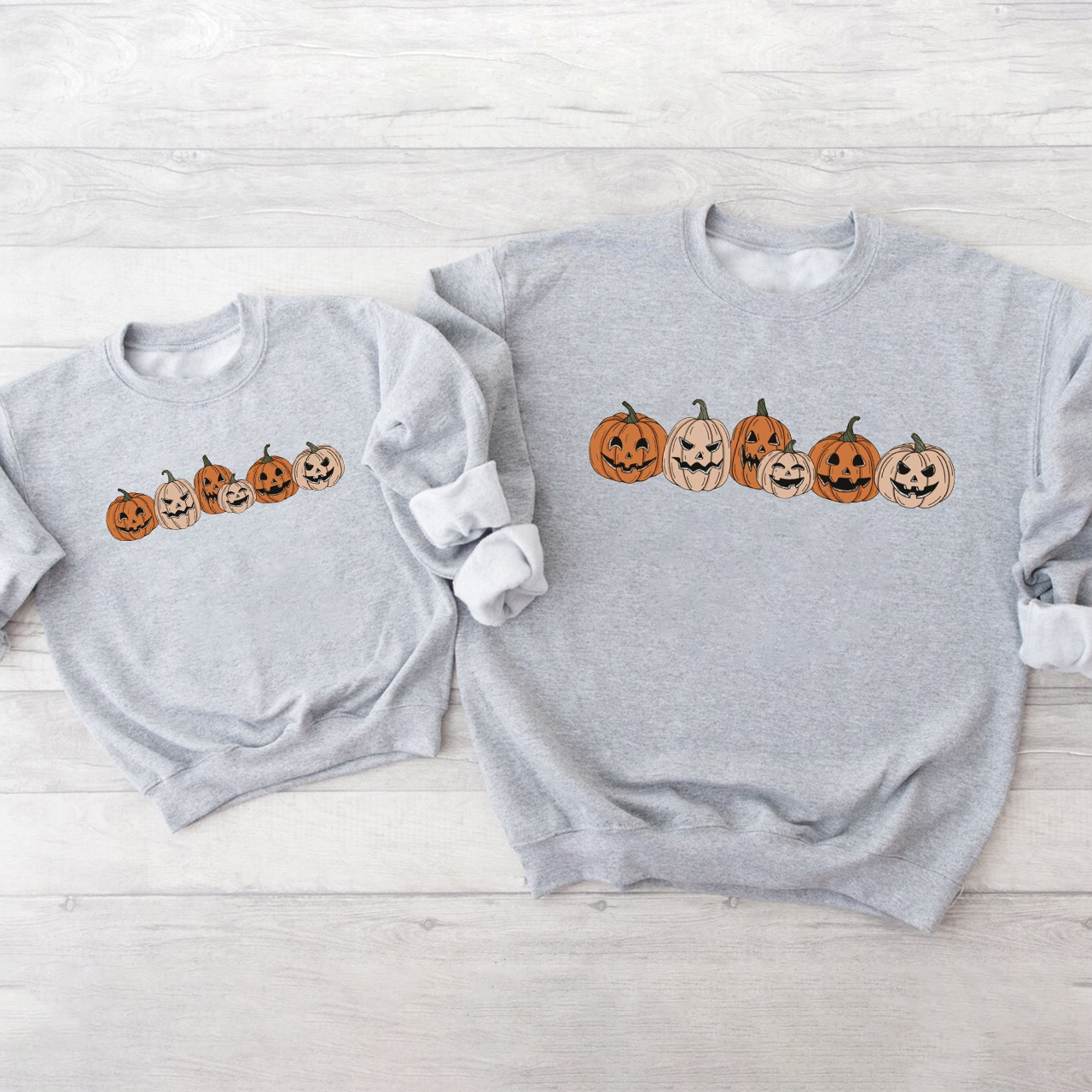Fall Pumpkin Sweatshirts For Family