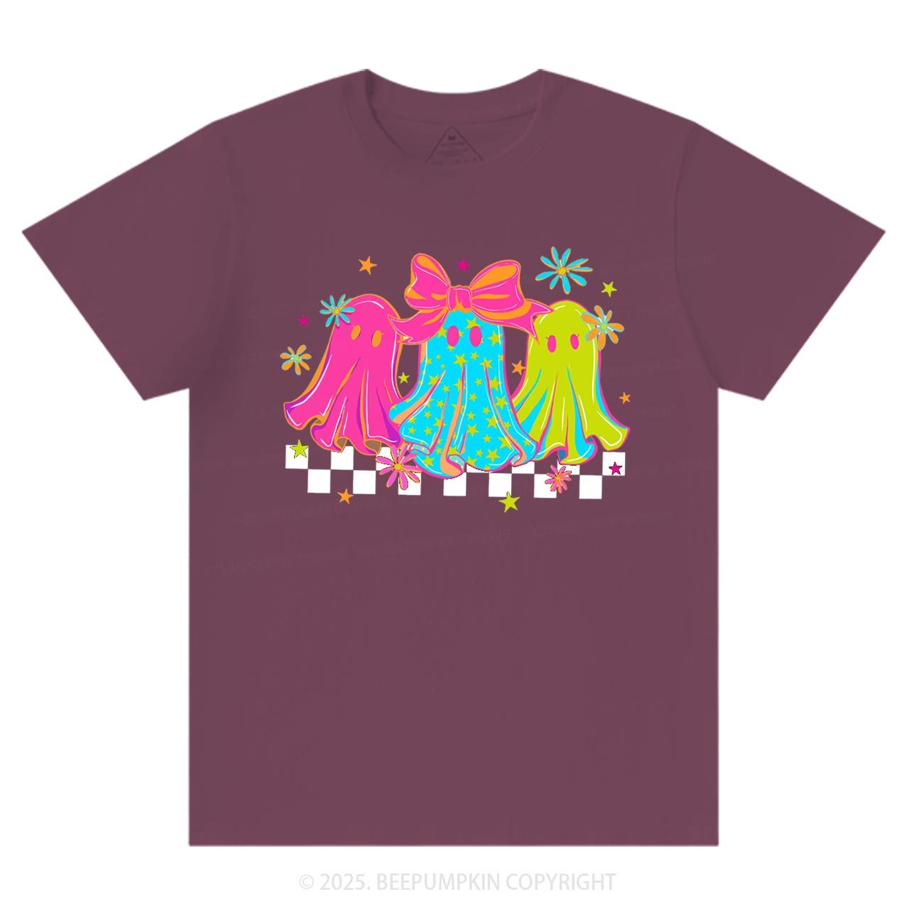 Halloween Ghost Neon T-Shirts Beepumpkin