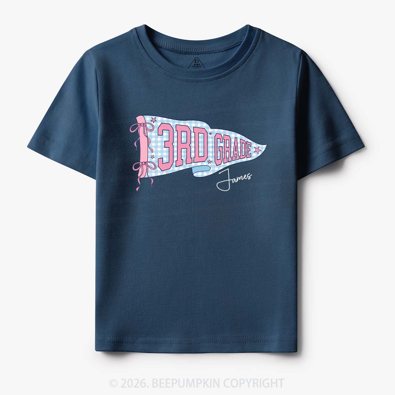 Personalized Name Grade Flag Collection Toddler&Kid's Tees