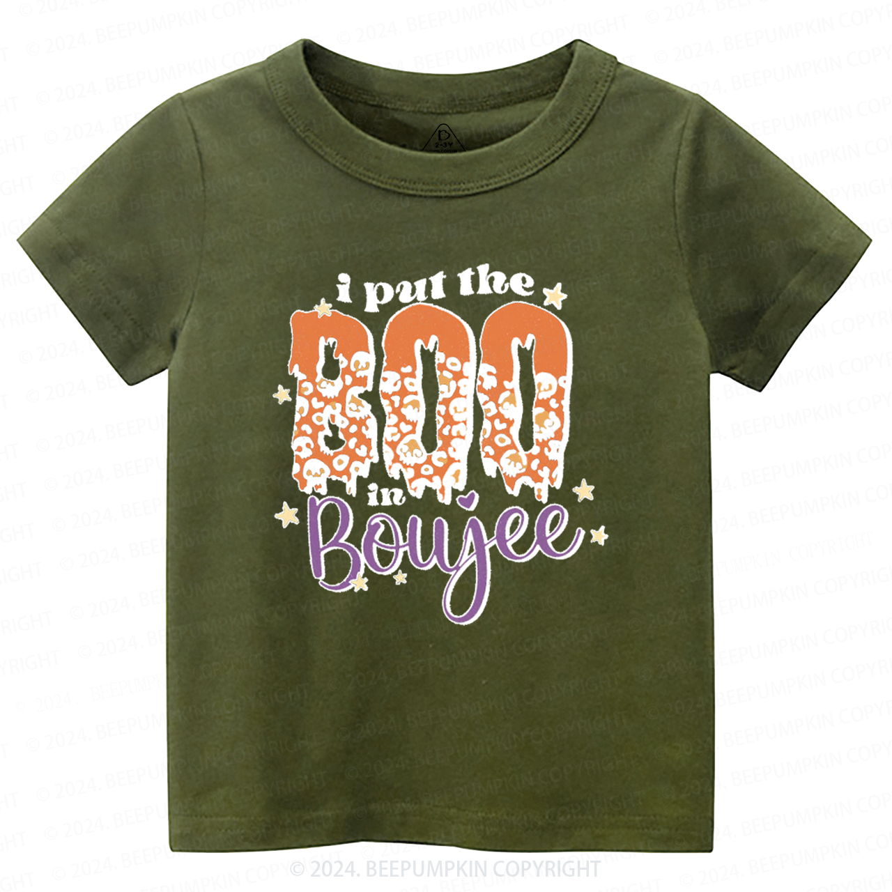 I Put The BOO In Boujee Halloween Toddler&Kids Tees 