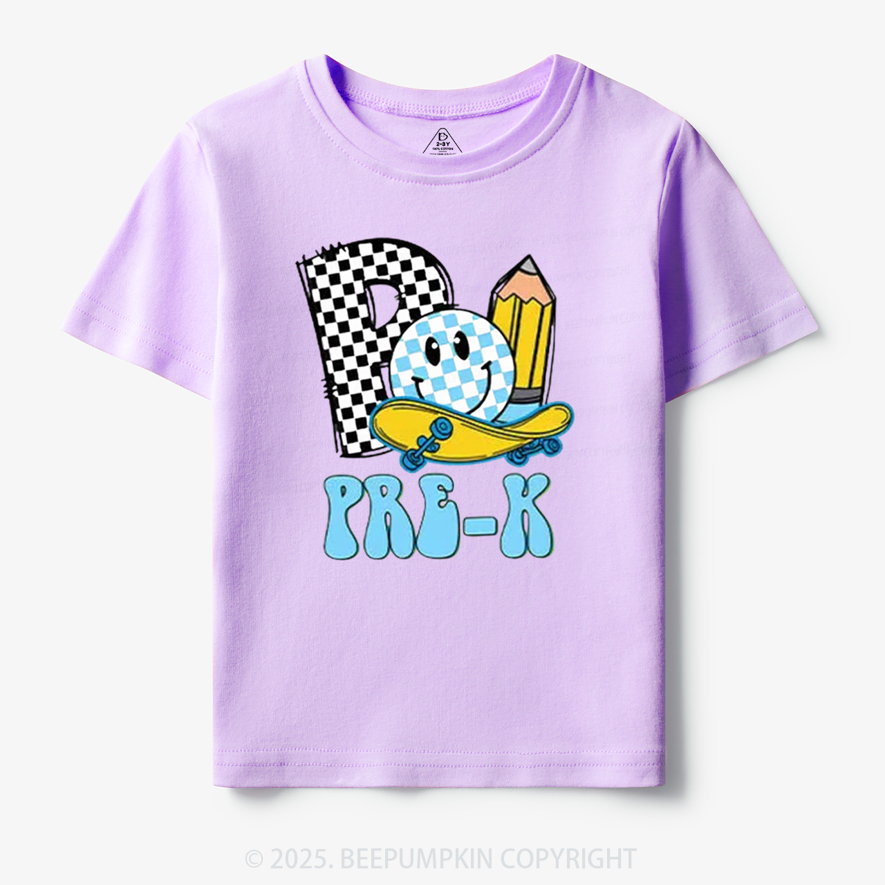 Personalized Pencil & Board Crew Toddler&Kid's Tees Beepumpkin