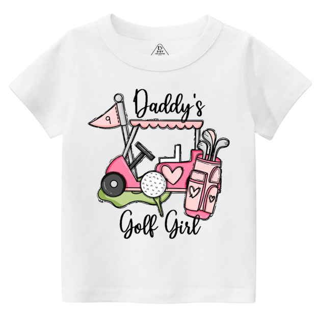 Daddy's Golf Girl Toddler&Kid's Tees Beepumpkin