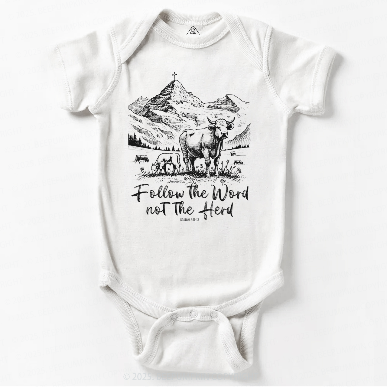 Follow The Word Not The Herd Bodysuit Beepumpkin