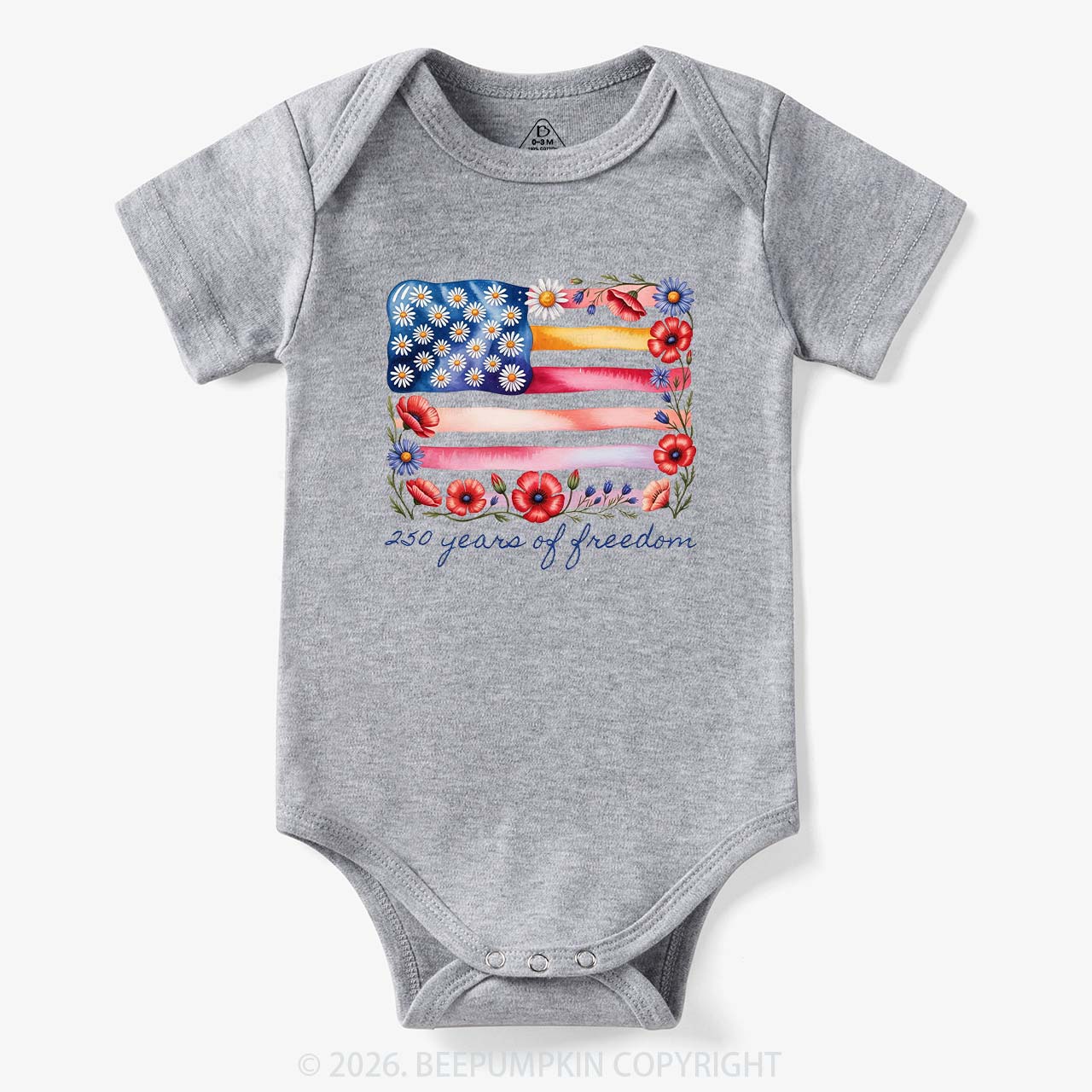 250 Years of Freedom Patriotic Bodysuit