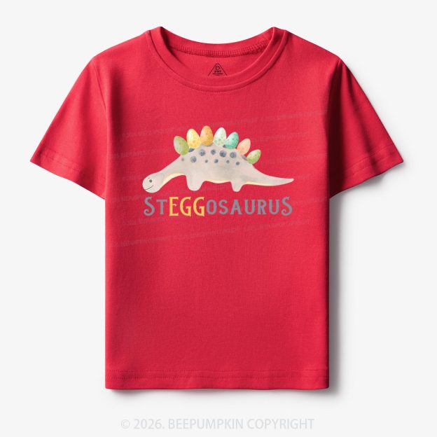 Steggosaurus Easter Toddler&Kid's Tees Beepumpkin