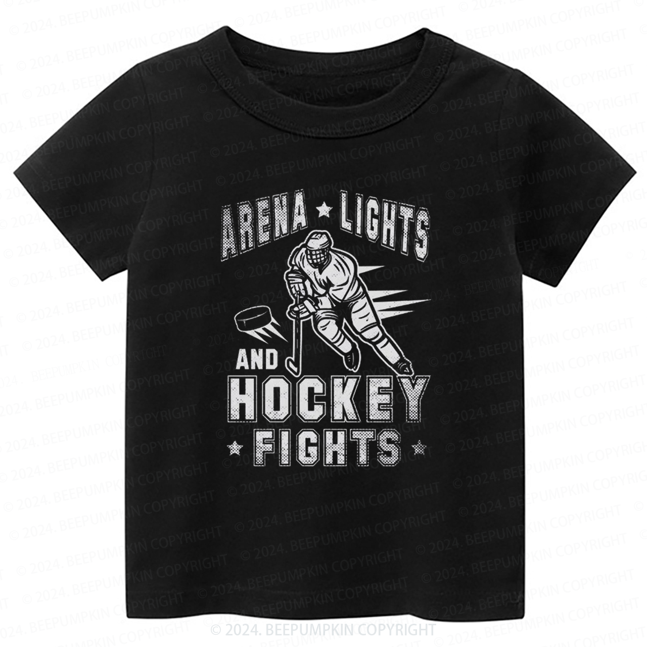 Arena Lights And Hockey Fights Toddler&Kids Tees 