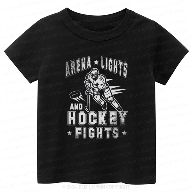 Arena Lights And Hockey Fights Toddler&Kids Tees 
