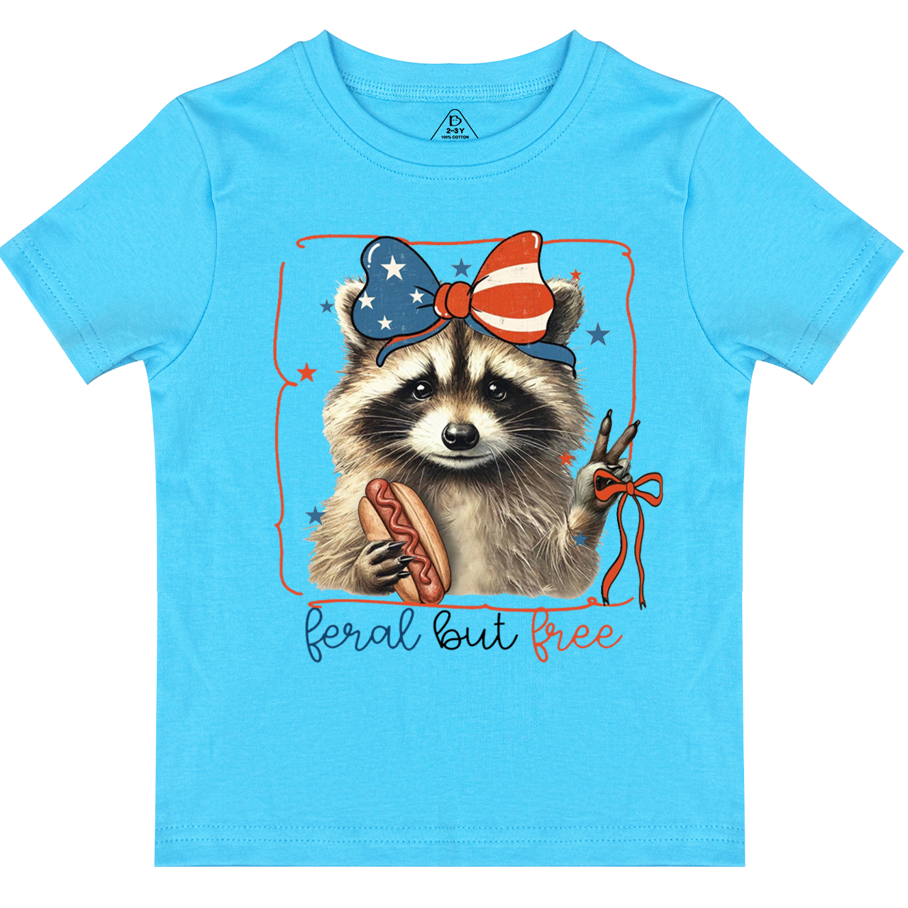 Feral But Free Raccoon Toddler&Kid's Tees Beepumpkin 