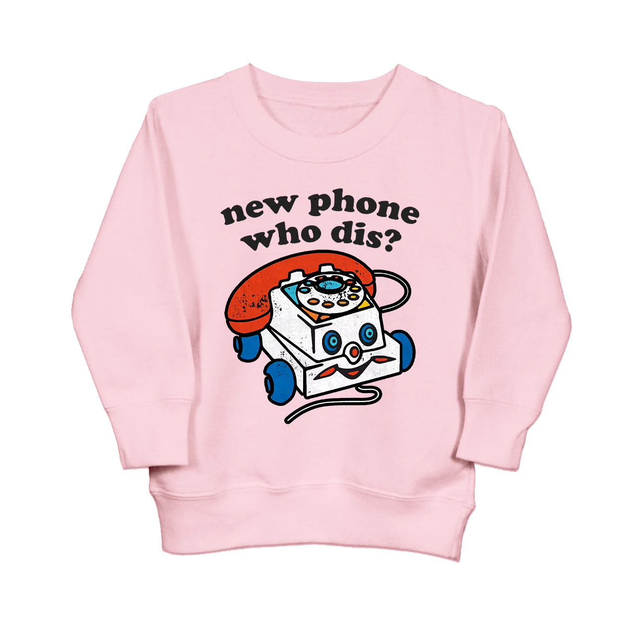 New Phone Who Dis Kids Sweatshirt