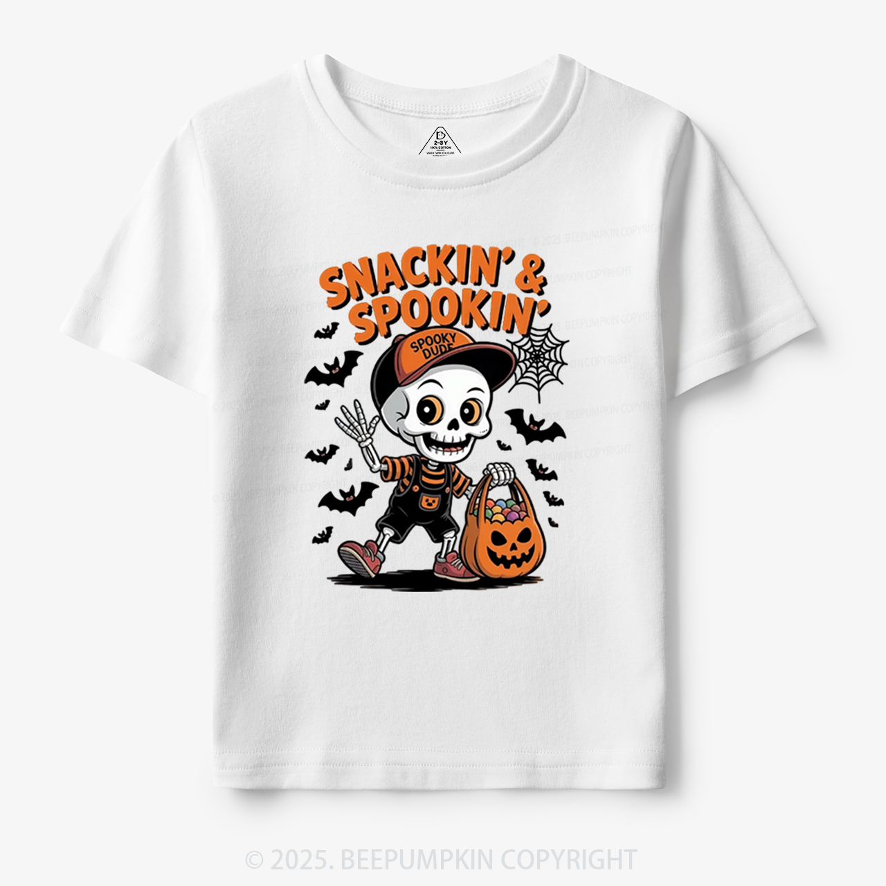 Snackin' & Spookin' Toddler&Kid's Tees Beepumpkin