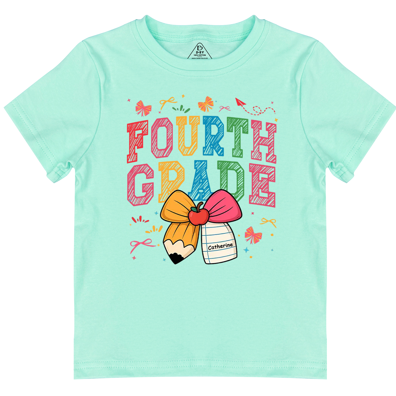 Personalized Girl Back To School Bundle Toddler&Kid's Tees Beepumpkin