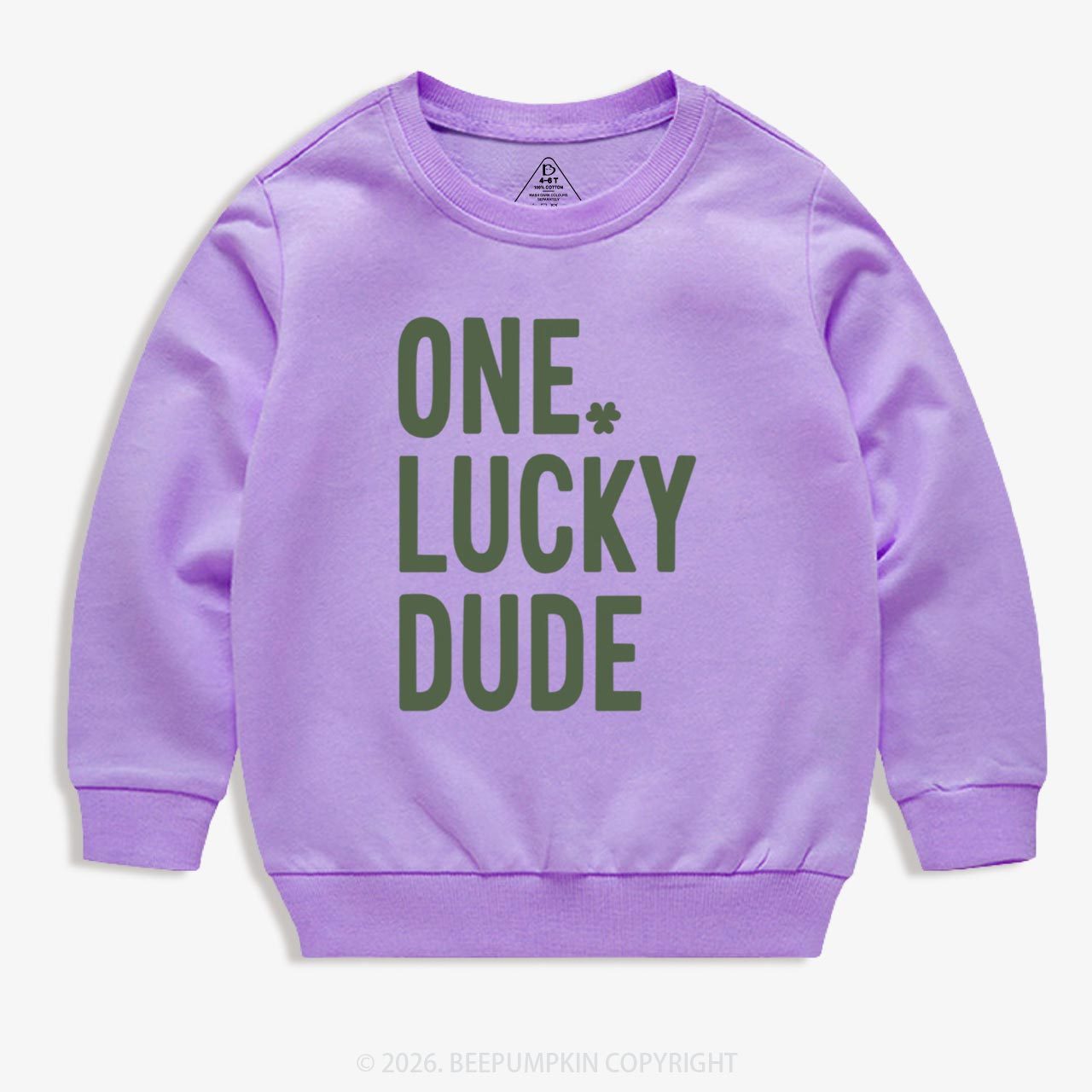 One Lucky Dude St. Patrick's Day Kid's Sweatshirt