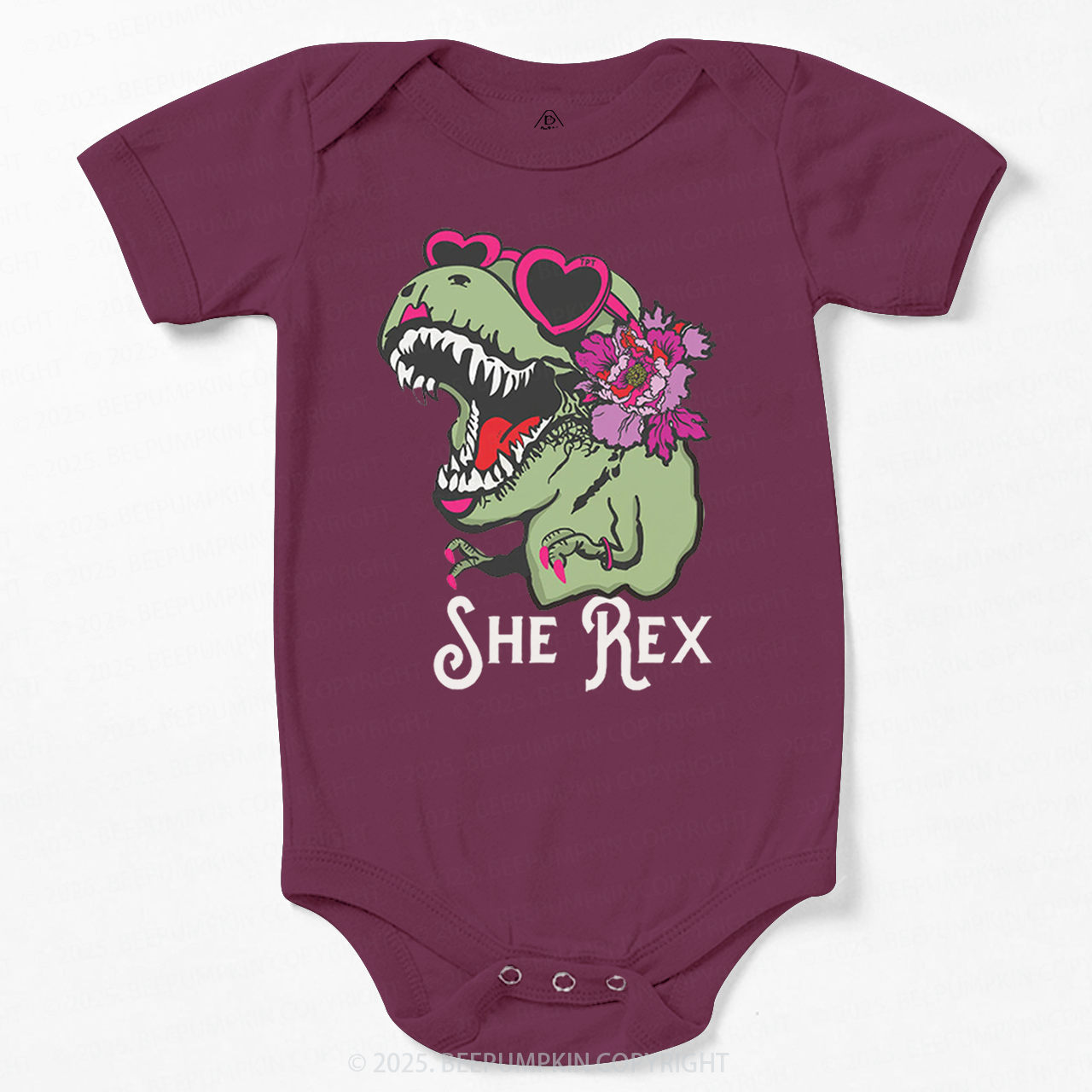 Girl T-Rex Bodysuit Beepumpkin