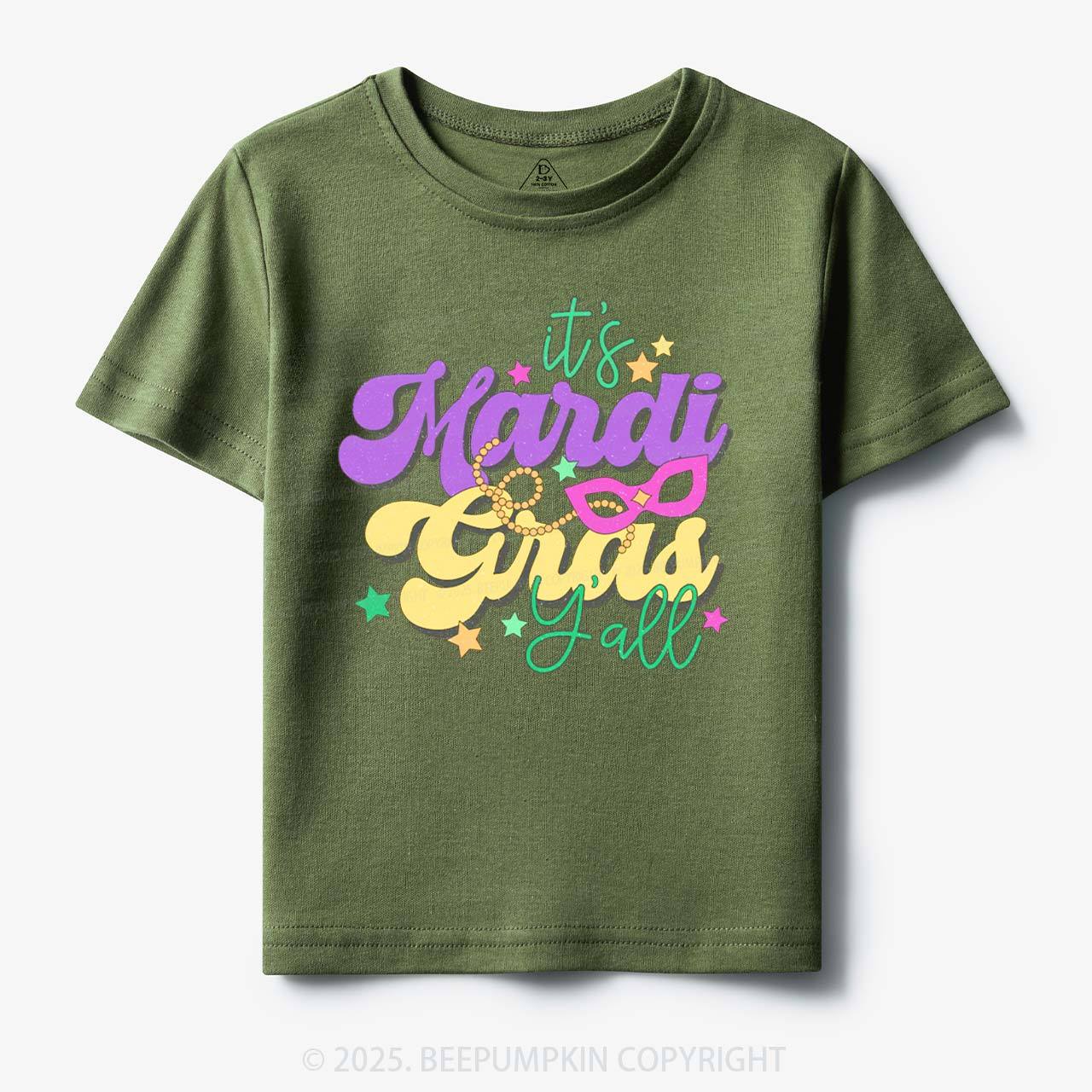 It's Mardi Gras Y'all Toddler&Kid's Tees Beepumpkin