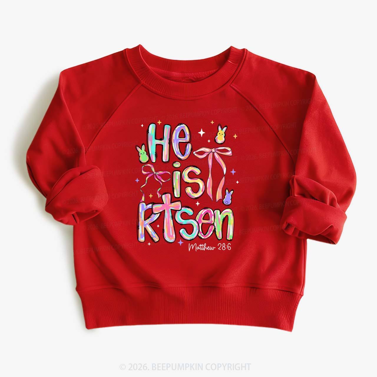 Risen In Color  Candy Bunny Kid's Sweatshirt
